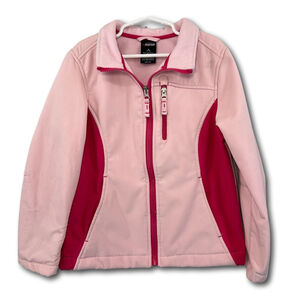 Mountain XPedition Childs’ Jacket Girls Size M 7-8 Pink Full Zip Fleece Lining